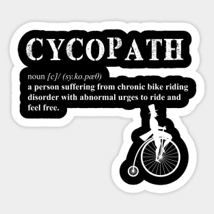 Cycling Cycopath II Definition Sticker